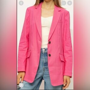 Rag & Bone Charles Linen Blazer 00